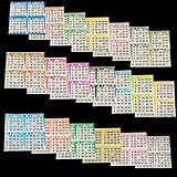 SmallToys Bingo Paper Game Cards - 4 Cards - 20 Sheets - 50 Books - 8 Inch Square Size Disposable Sheet - Made in USA