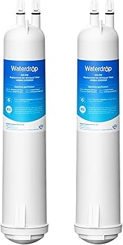 Waterdrop WD-F08 Replacement for 4396841, Everydrop Filter 3, EDR3RXD1, 4396710, Kenmore 46-9083, 46-9030, Refrigerator Water Filter, 2 Filters