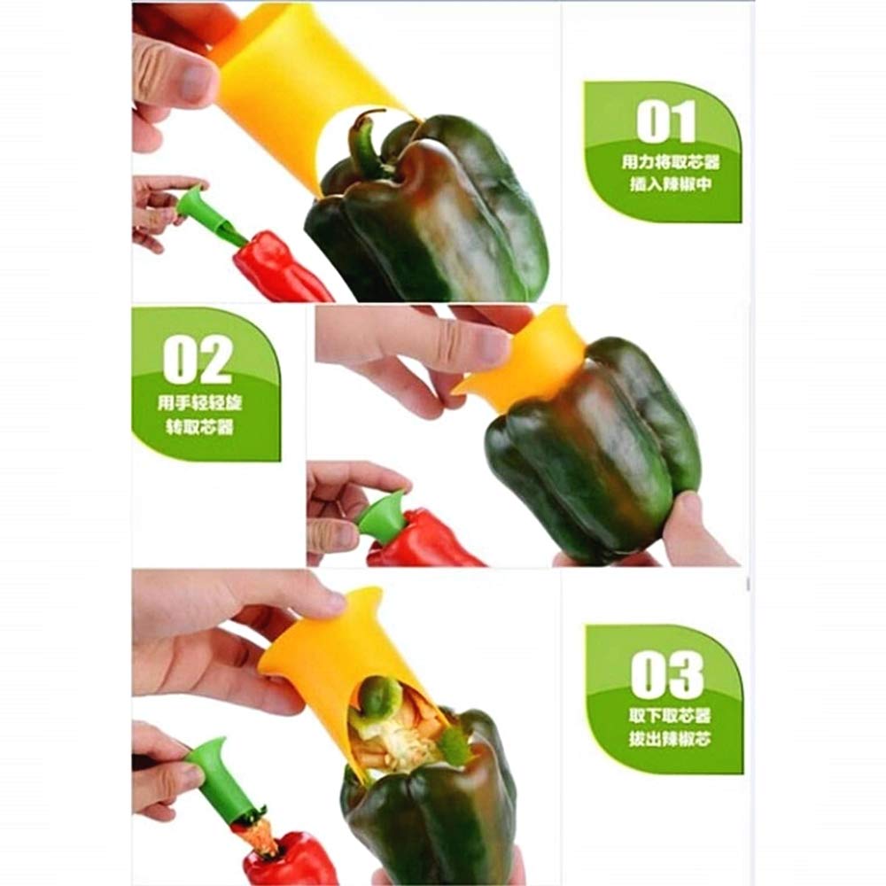 Lovelegis Poivrons Vides - Outils Pour Tomates, Graines, Piments Forts - Pack De 2 Pièces
