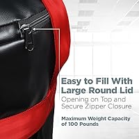 Vista 3 de LoGest Bolsa de boxeo – Saco de boxeo colgante Equipo de entrenamiento deportivo – MMA, karate, judo, muay thai, kickboxing – colgante