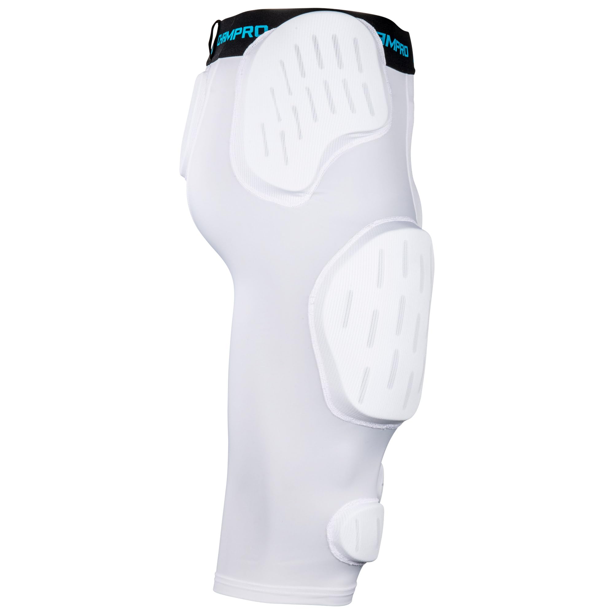 Champro Formation - Faja de 7 Almohadillas para Adultos XL Color Blanco