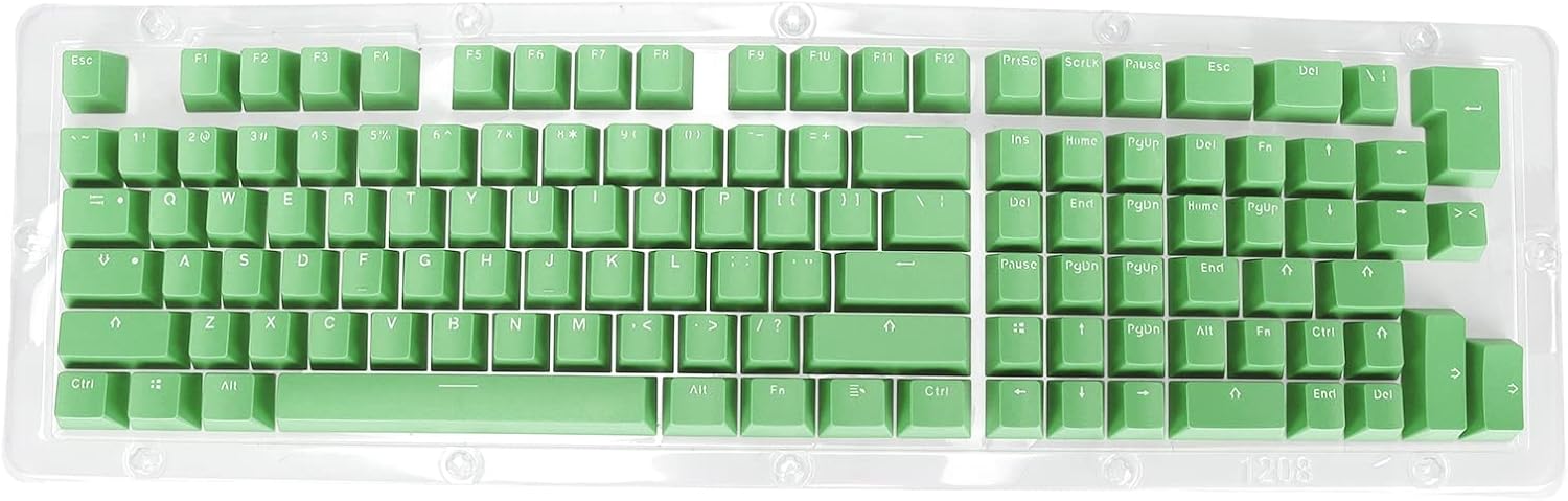 VBESTLIFE Keycaps, 117Keys Set Custom Keycap OEM Profile Solid Color ...