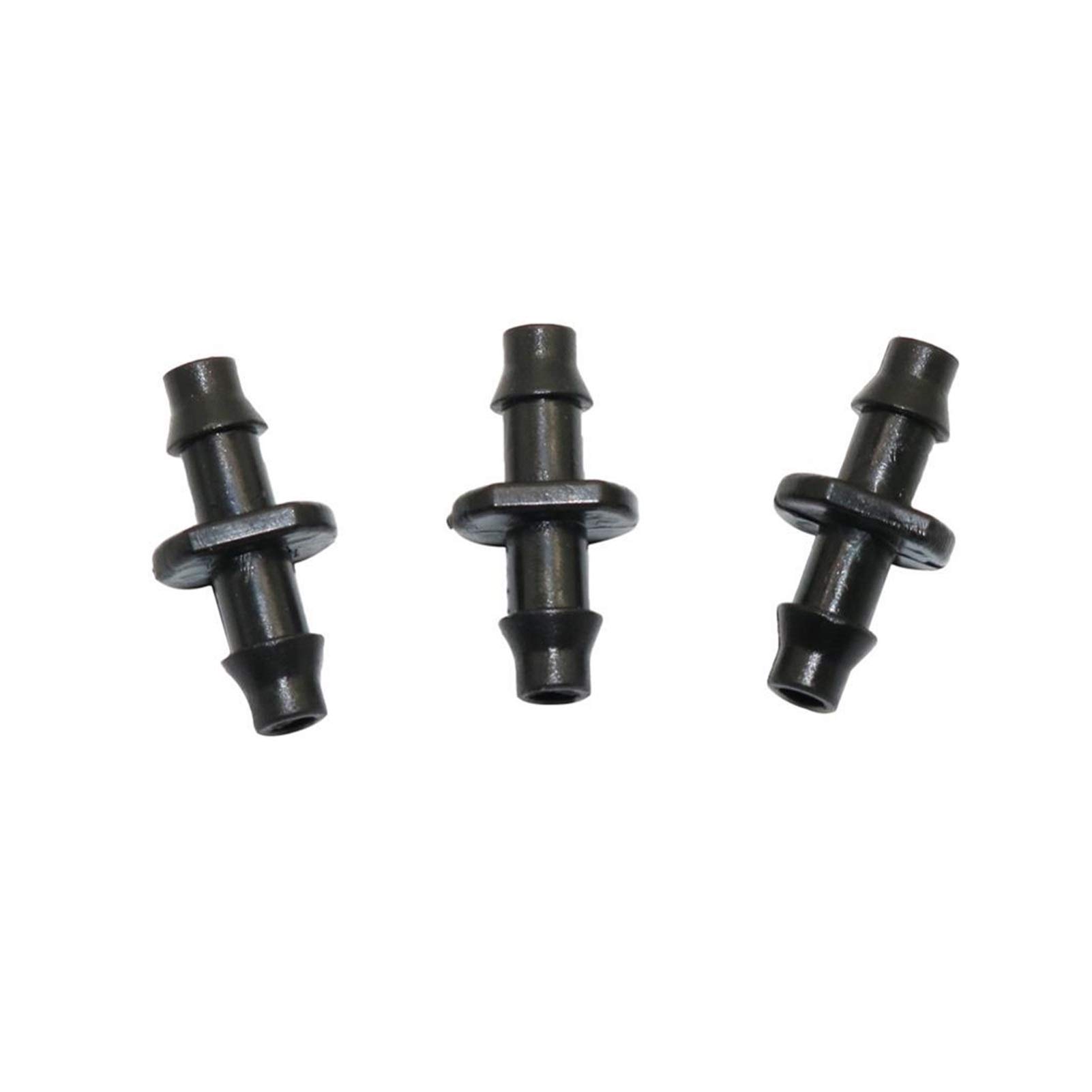 Garden Hose Fittings Double-Barb Straight Water Pipe Joint for 4 / 7mm, Flow Drip Irrigation