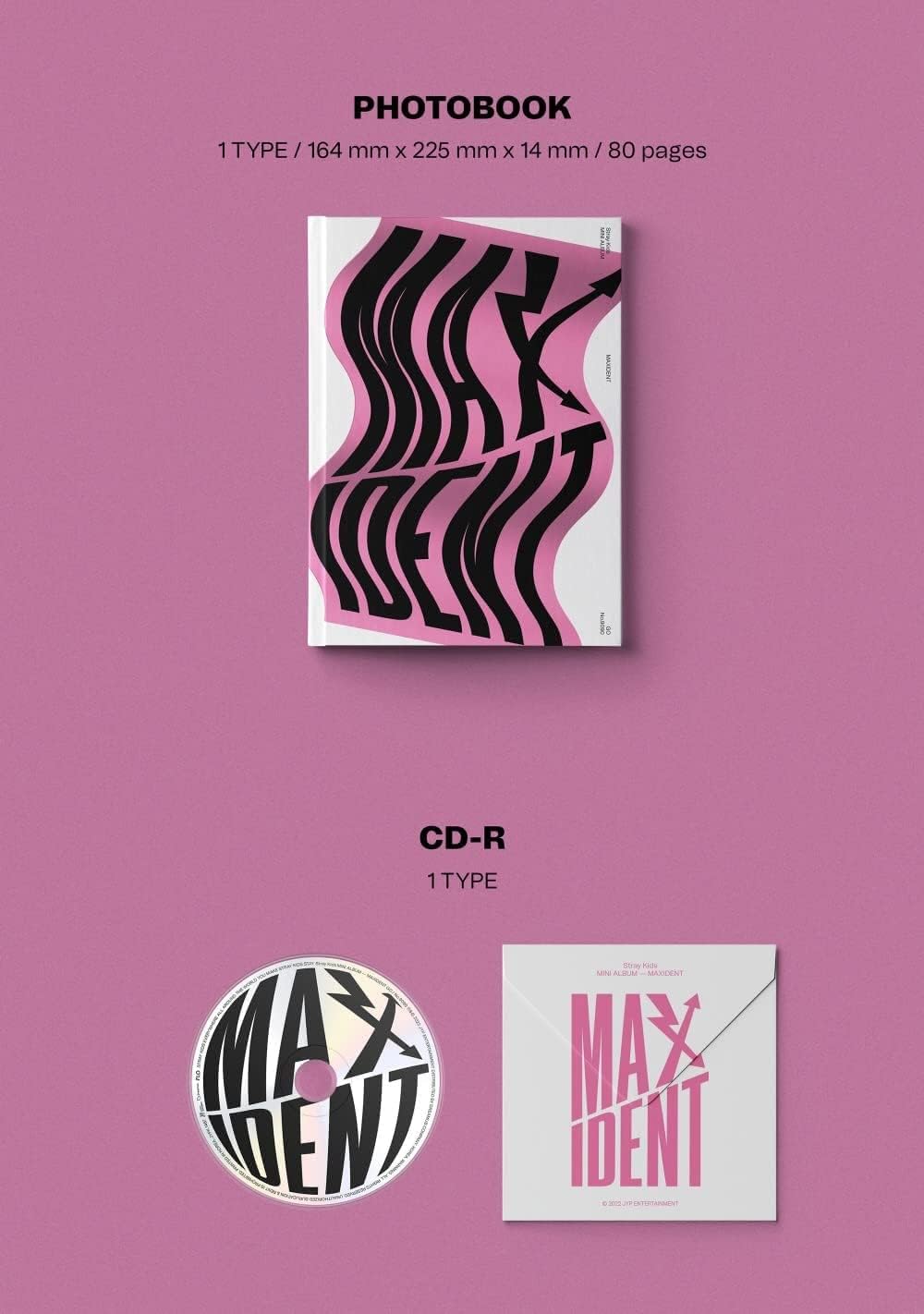 (2 Gift) Stray Kids - MAXIDENT GO ver.(Limited Edition) Album+Pre-Order Benefit+MAFF Premium Face Mask+Extra Photocard
