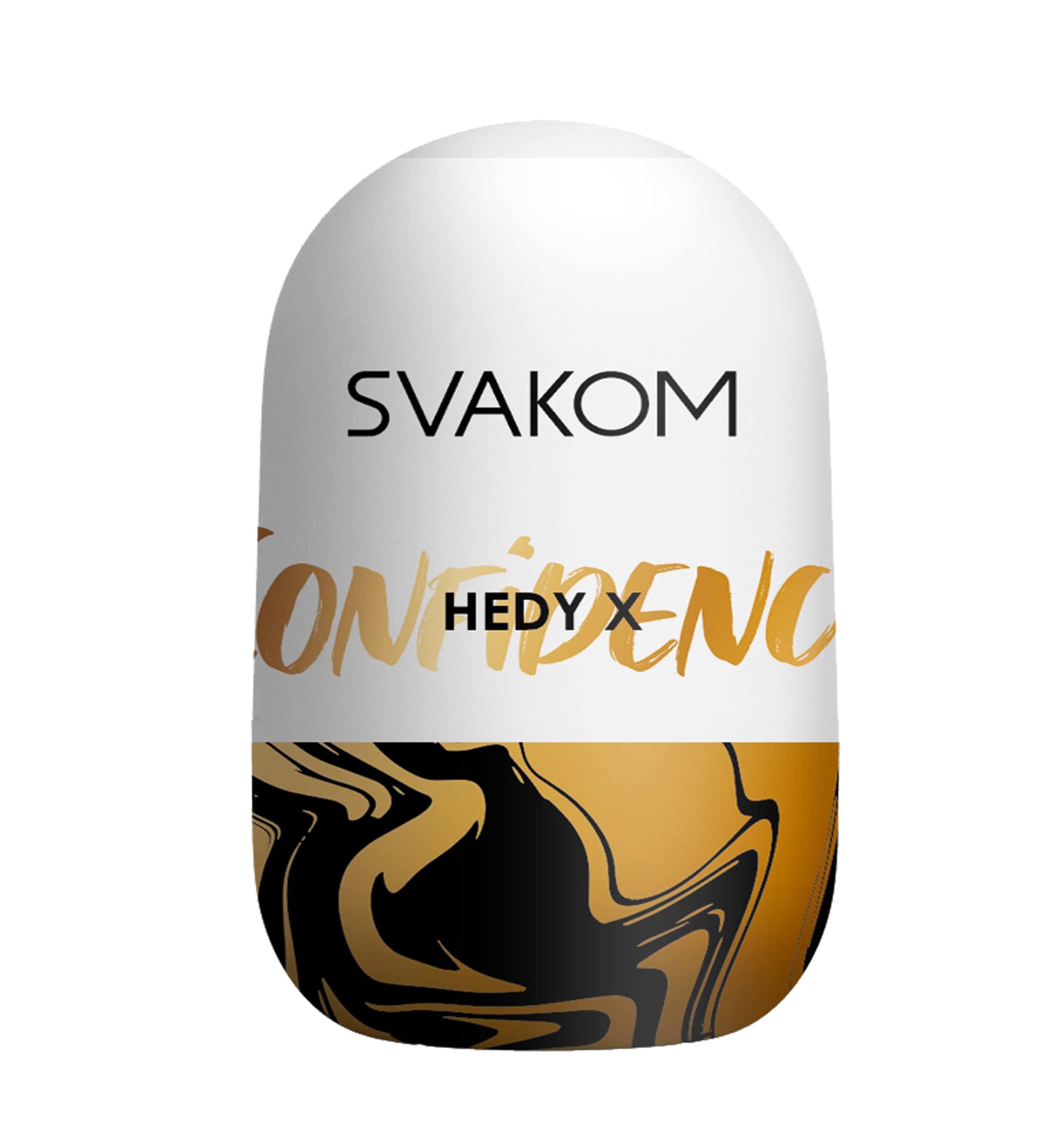 Huevos masturbadores SVAKOM Hedy X pour un plaisir immédiat sans contrainte de nettoyage