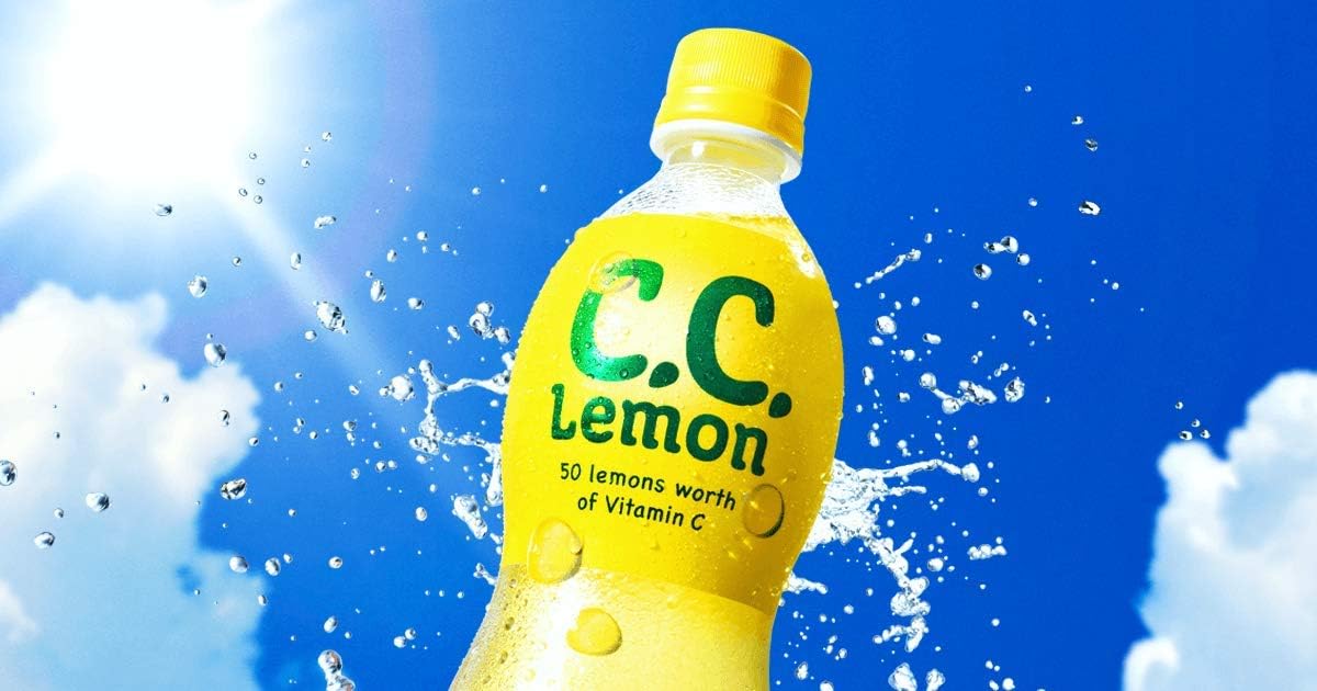 Amazon.com : Japan C.C. Lemon 8 bottles Japanese Lemon Softdrinks