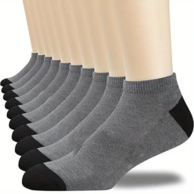 Socks for Men, Breathable and Comfortable, Suitable for Daily Wear (10 Pairs/20 Pairs)2