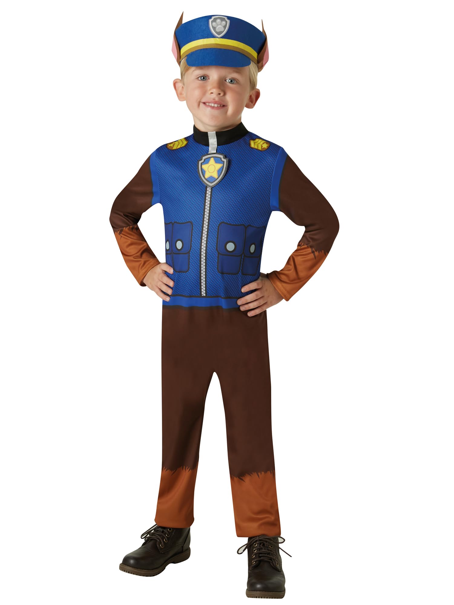 Rubie's Official Paw Patrol Chase Costume - Small 3-4 years, Height 104 cm