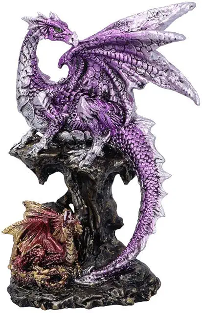 Figurine Dragon Parentale Améthyste - Collection Dragon Fantasy Nemesis Now