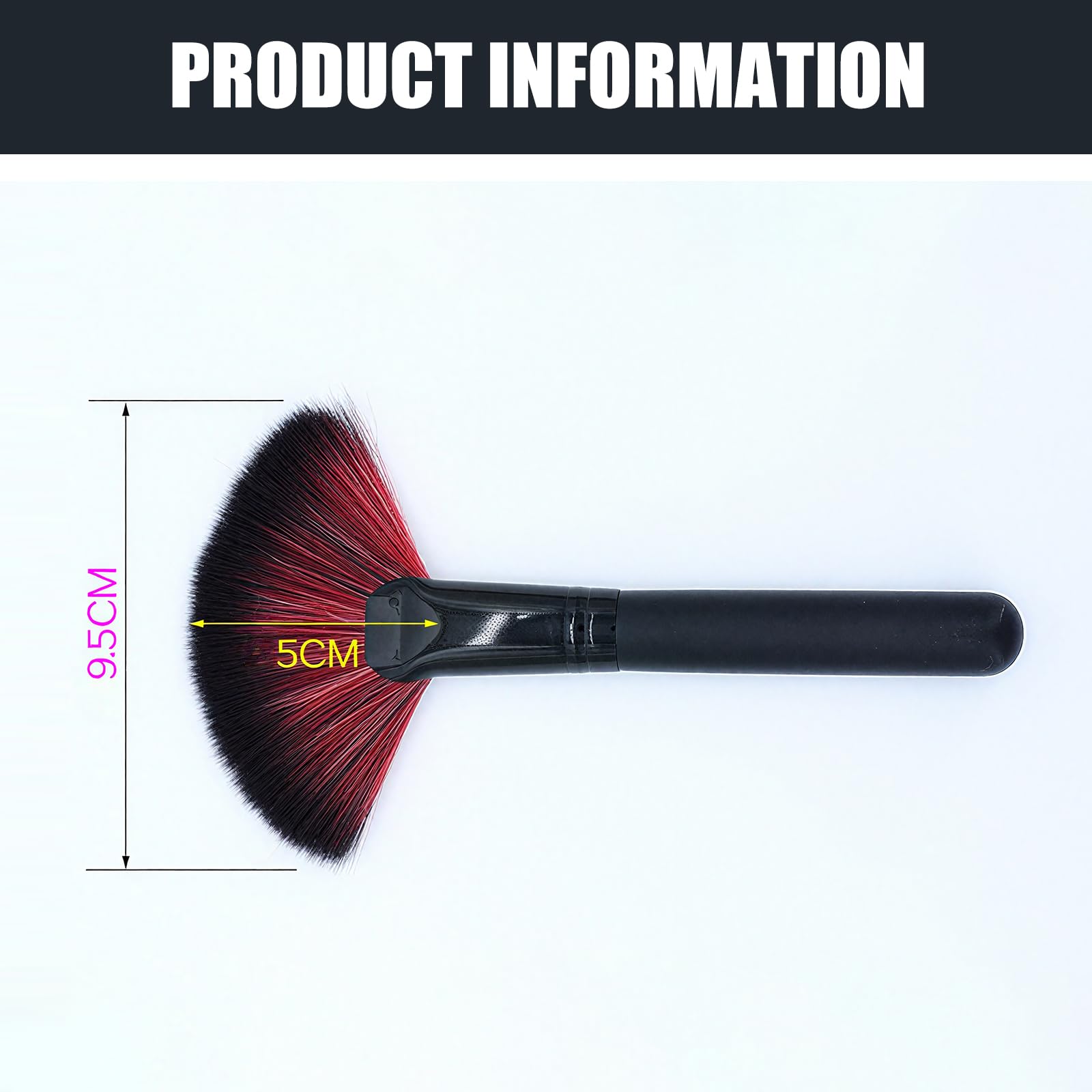 1 PC Model Cleaning Brush, Antistatic Hobby Craft Dust Brush for Miniature Models and Collectibles, Black - Image 2