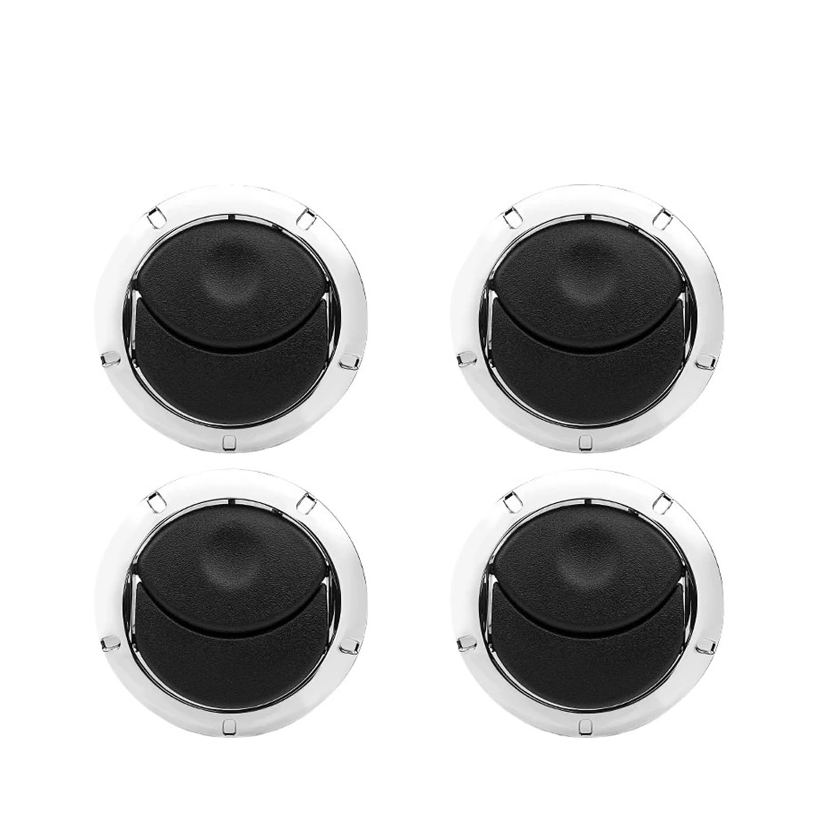 For Duster For Logan For Sandero For Master 8200464605 687606360R 1/2/4pcs 8200212480 Sliver Car Air Conditioning Vent Car Dashboard Air Vent(4pcs Sliver)