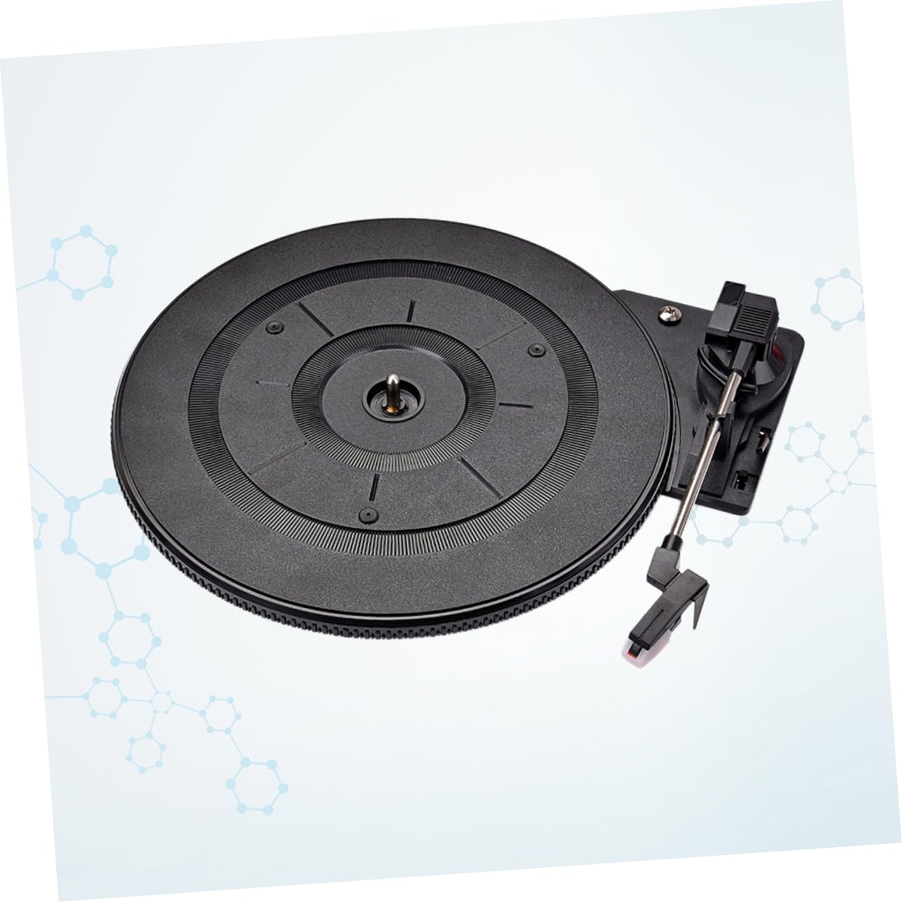 Giradischi Vintage Per Vinili 33 Giri Puntina e Preamplificatore Integrato Materiale Plastico Di Durevole Per Accessori Audio e Video