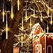 Meteor Lights, Pomelotree 20in 10 Tubes 540 Waterproof LED Meteor Shower Rain Cascading Lights for Wedding Christmas New Year Party Tree Decoration (Warm White)
