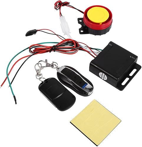 VGEBY Kit de seguridad de motocicleta Sistema de alarma antirrobo Control remoto de arranque del motor Master Racing Sistema de alarma de