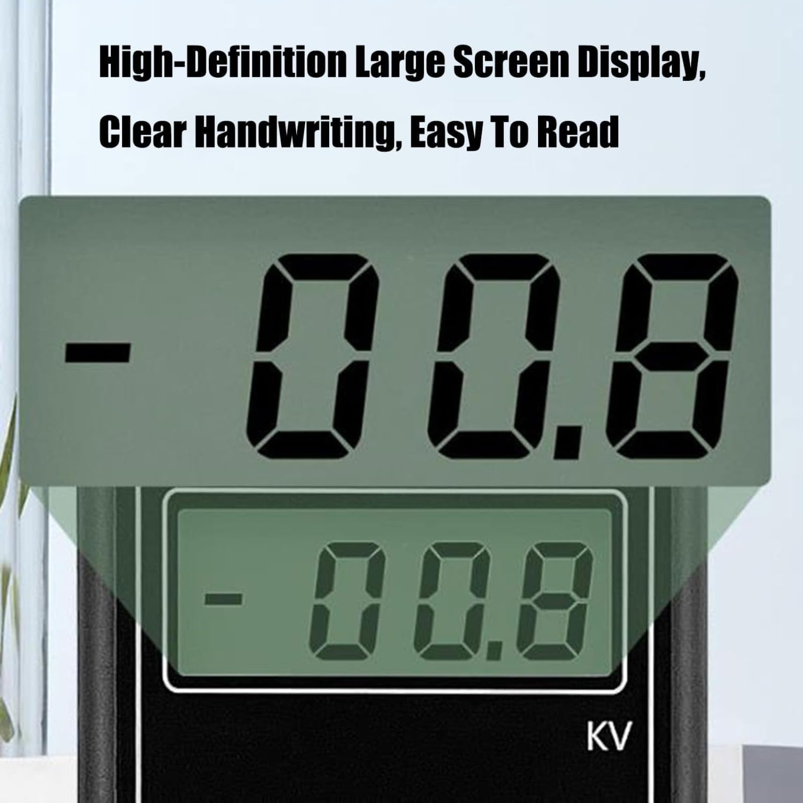 Tragbares statisches Messgerät, elektrostatischer Tester, 0-50 KV Messrate beträgt ca. 3 Mal/Sekunde mit LCD-Bildschirm, für Fasergarngewebe, Platten, Papier, Gummi
