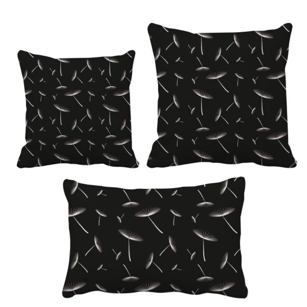 Coussins de pissenlit blanc de qualite superieure pour embellir le sofa