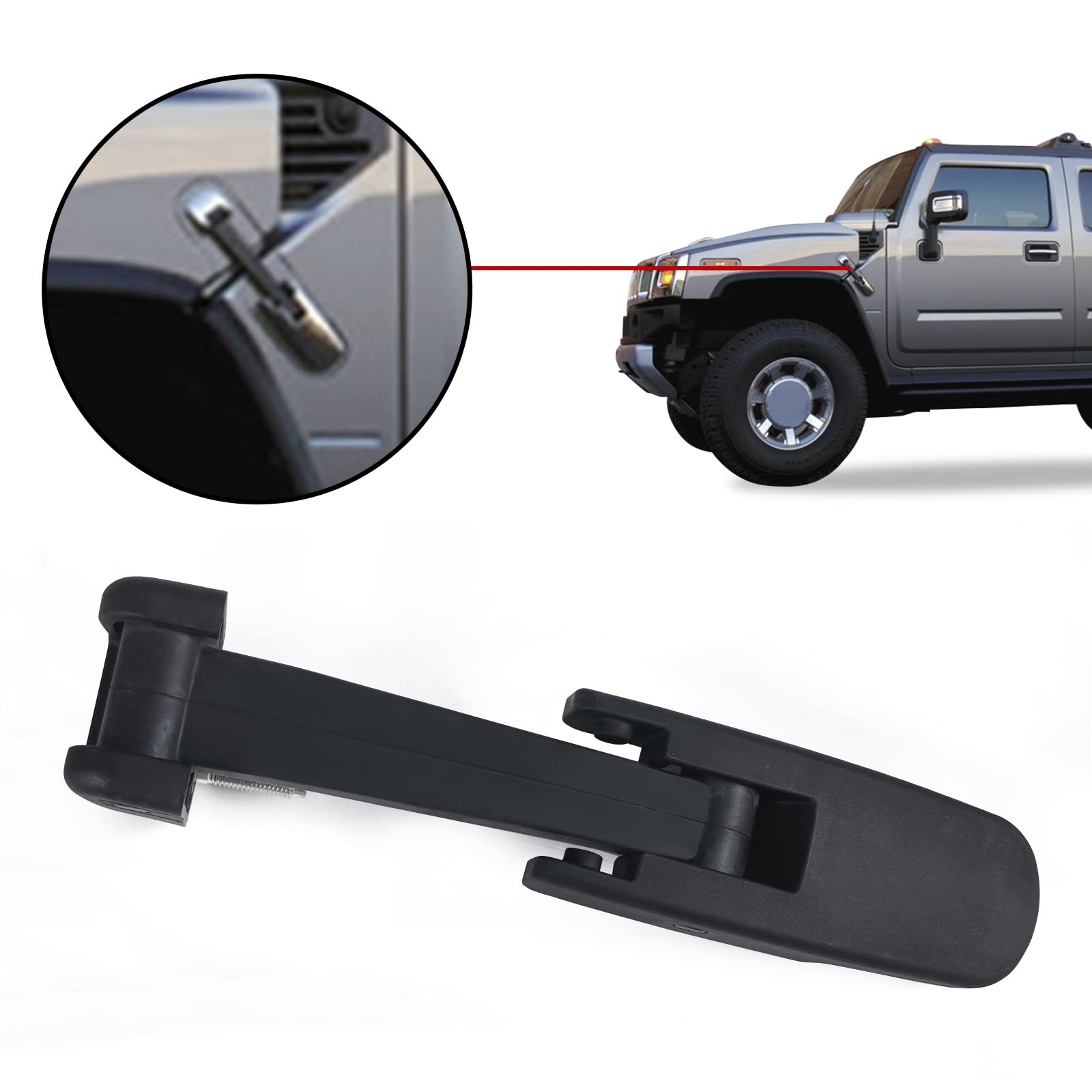 Fit For 2003-2009 Hummer H2 Chevy Kodiak GMC Hood Lock Latch - Foto 11