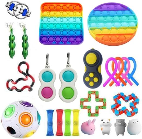 Amazon T Y G F スクイーズ玩具 ストレス解消グッズ 減圧おもちゃ プッシュポップバブル フィジェットおもちゃ インテリジェンス発展 知育おもちゃ そわそわおもちゃ 自閉症特別支援 ボードゲーム 子供 大人兼用 カラフル プレゼント スクイーズ おもちゃ