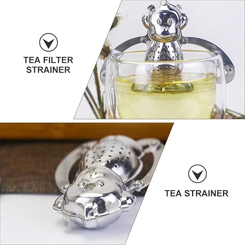 Miniatura 2 de Filtro de té de acero inoxidable, filtro de té, filtro de té de acero inoxidable, filtro de infusor de té creativo, filtro de té para el hogar,
