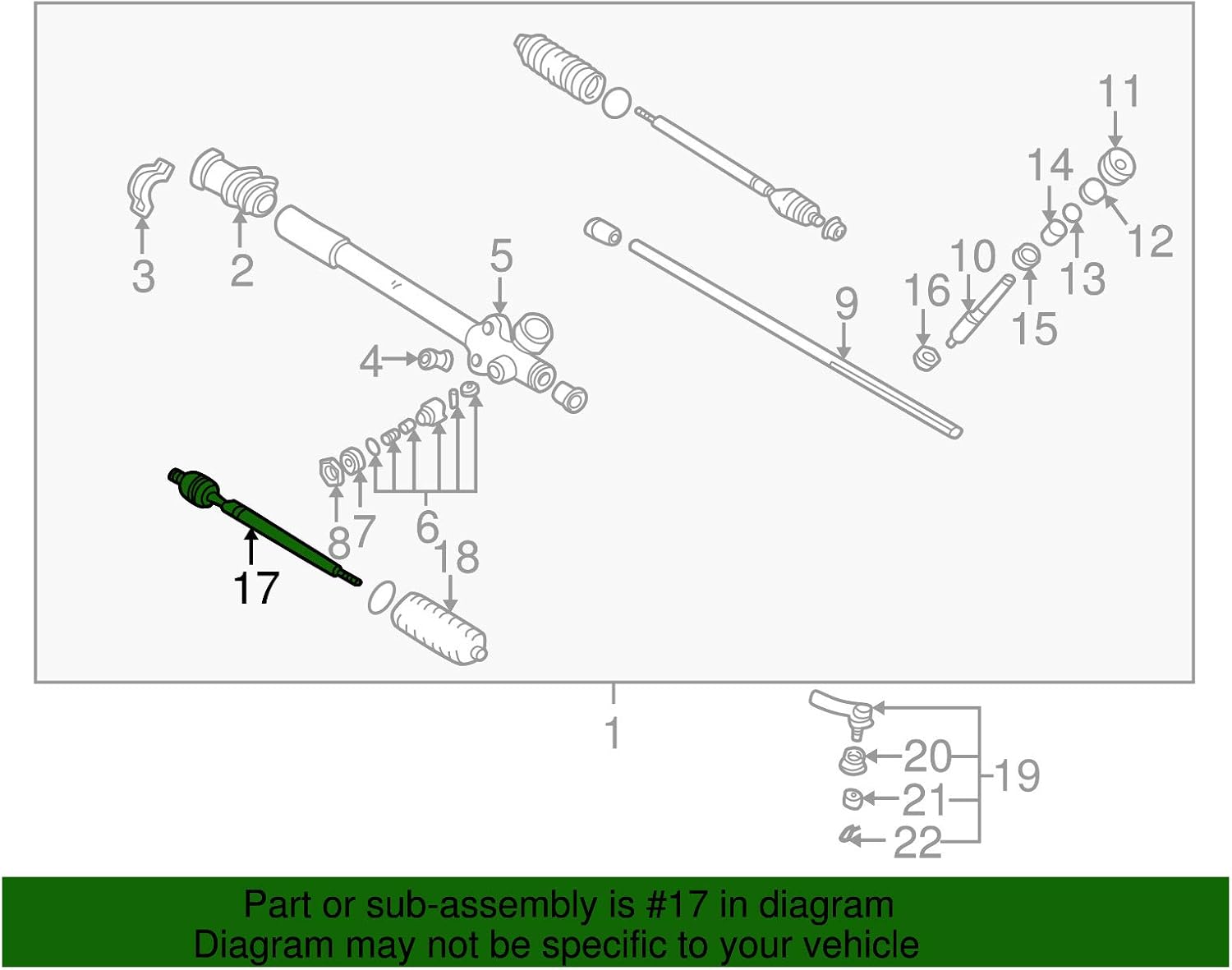 Mazda NA01-32-240 Steering Tie Rod End