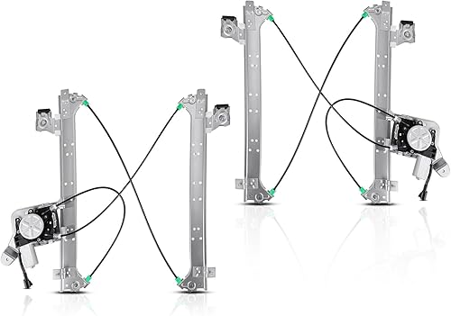 Miniatura 10 de A-Premium Elevalunas eléctrico con motor de repuesto para Chevrolet Silverado 1500 3500 2001-2006 GMC Sierra 1500 2500 HD 3500 Trasero izquierdo