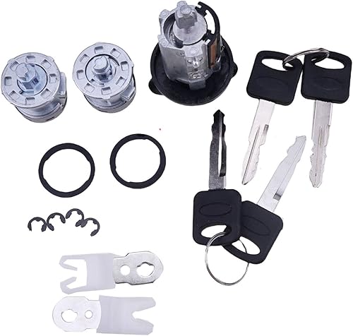 Miniatura 5 de ZTUOAUMA Interruptor de encendido Kit de llave de cilindro de cerradura de puerta 7C3Z-1521990-A 707624 703362 para Ford F150 F250 F350 F450 Super