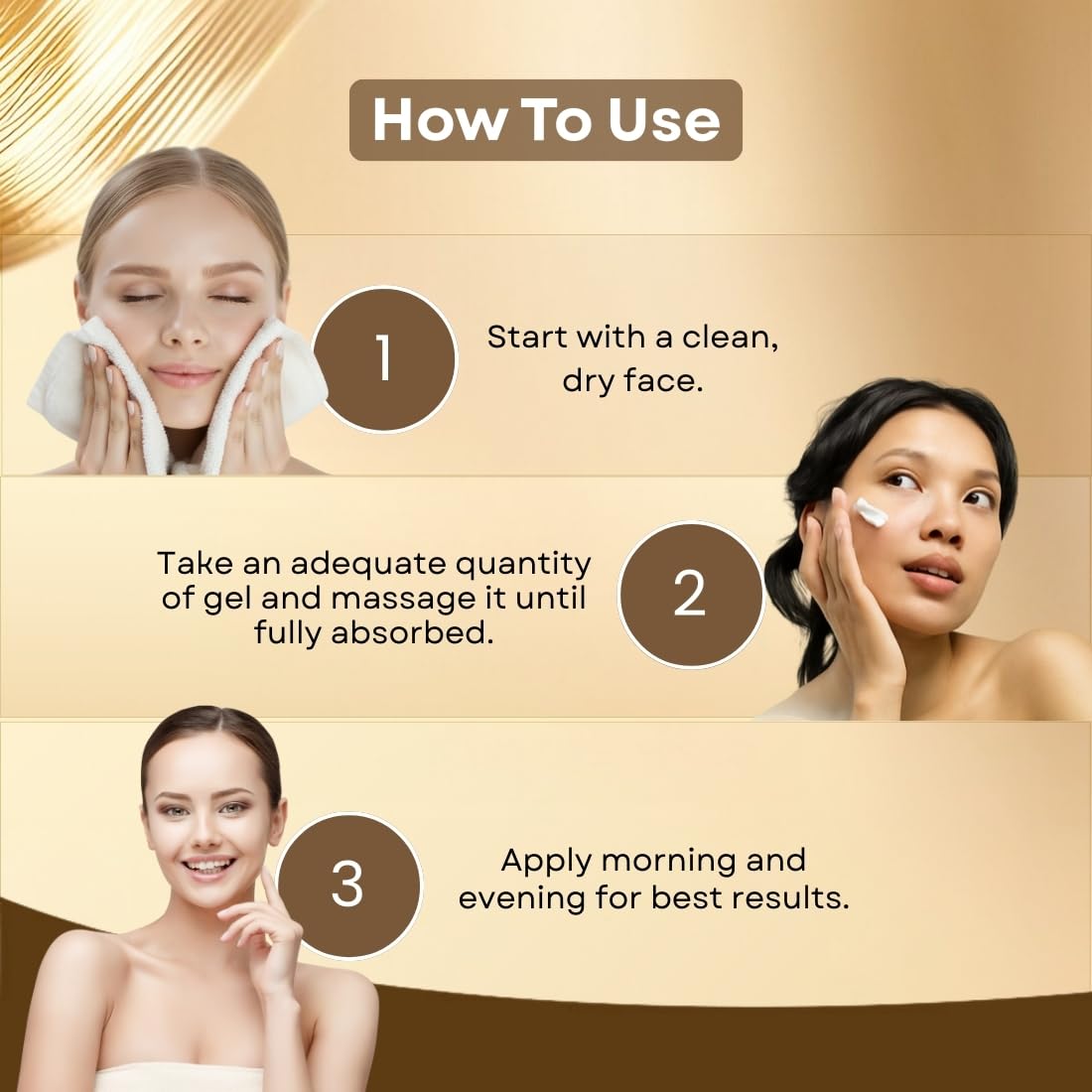 Corlin Fair Gold Almond Facial Gel, Salon Professional Facial Pack, Skin Revitalizing & Cleansing Formula, For Face & Body, For Women & Men, 800 g 2