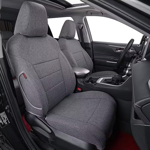 Fundas de asiento de ajuste personalizado para Toyota Corolla Cross L, LE, XLE 2022 2023 2024, protector de asiento de poliéster de cobertura