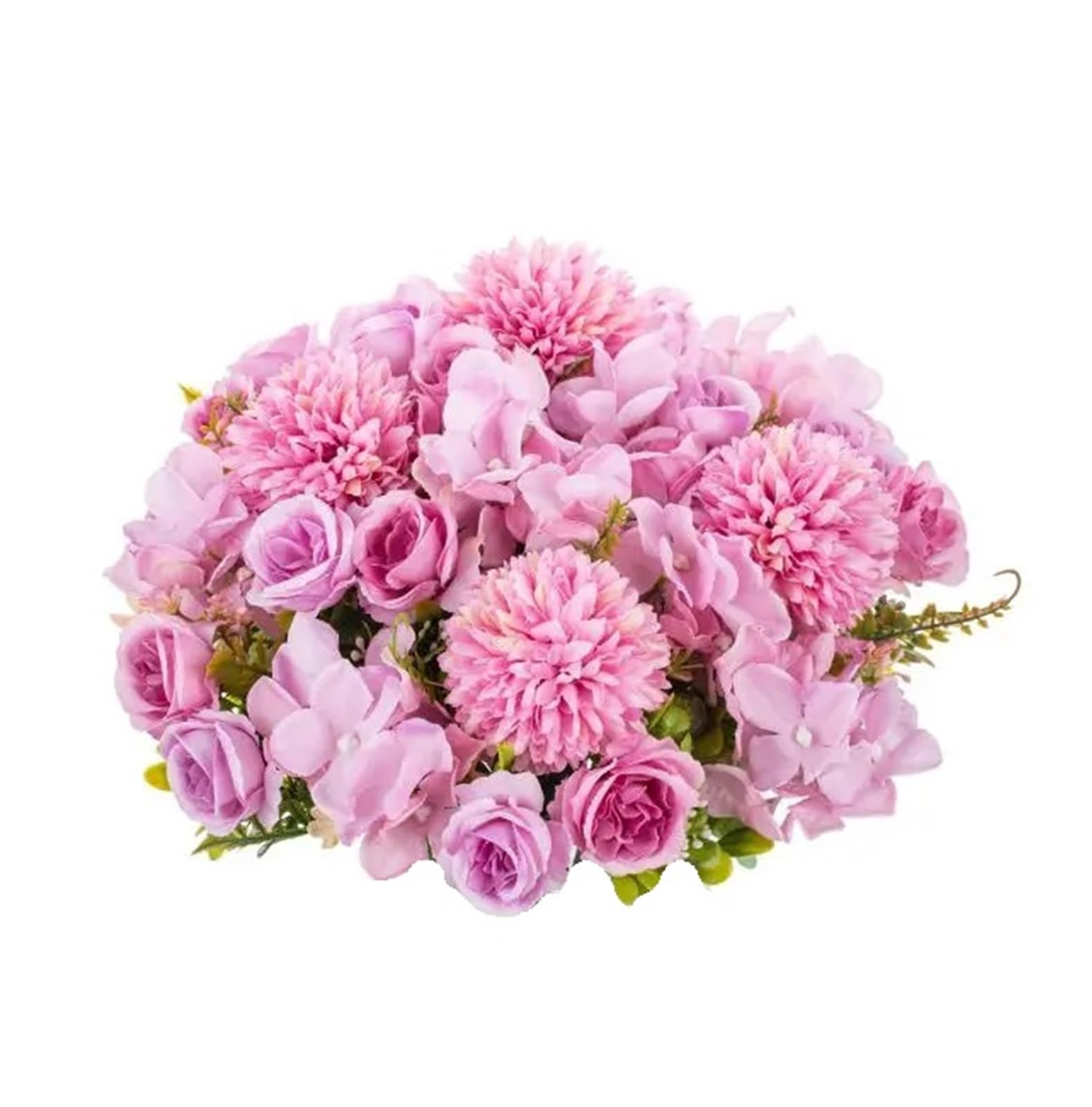 LXURY 5/10PCS Artificial Flowers Bouquet Wedding Wreath Outdoor Garden Arch Decor Home Garland Accessories(Colour4,5PCS)