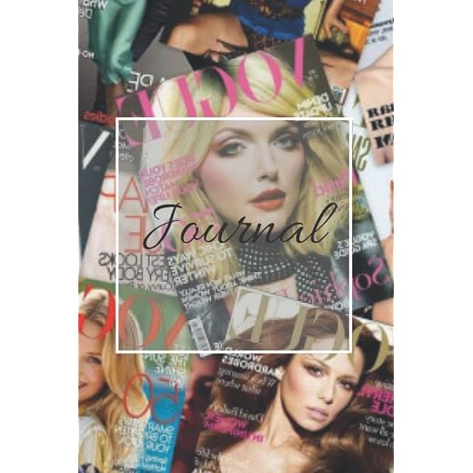 Vogue magazine cover journal