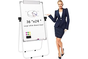 MaxGear Large White Board with Tripod Stands