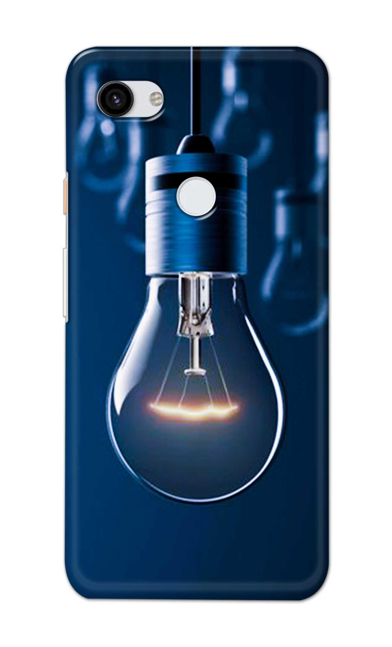 TweakyMod Designer Printed Hard Case | Idea Blub Back Cover Compatible with Google Pixel 3A