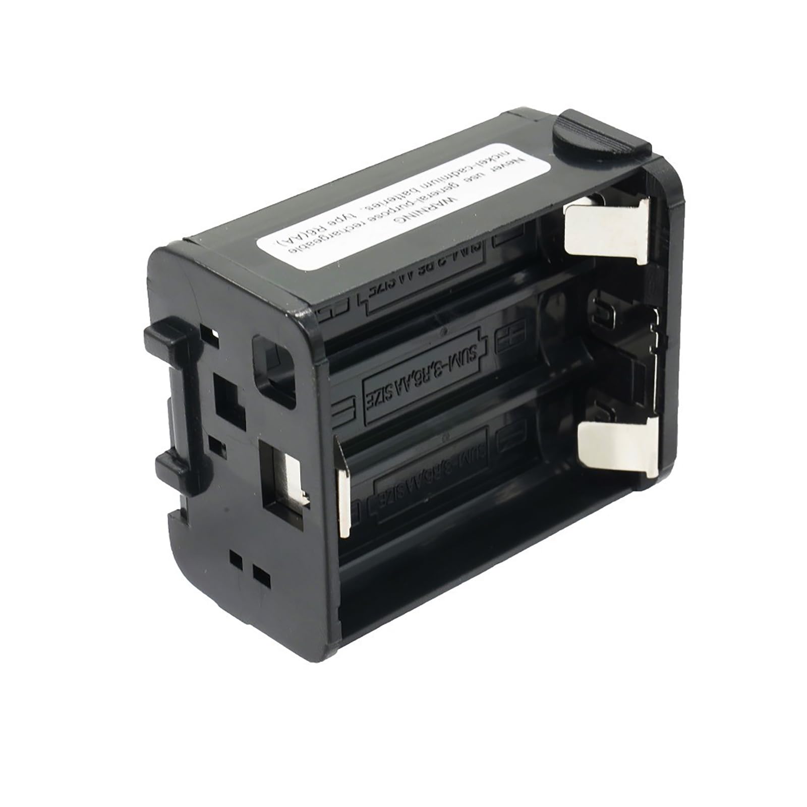 MOOKEENONE Walkie Talkie Replacement Battery Case, 6X AA Battery Case for Kenwood Radio TH-28 TH-48 TH-78HT