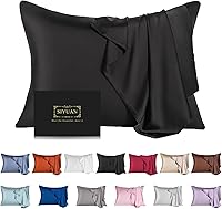 Vista 40 de Funda de almohada de seda de morera para cabello y piel, funda de almohada de seda de morera de tamaño king refrescante con cremallera oculta
