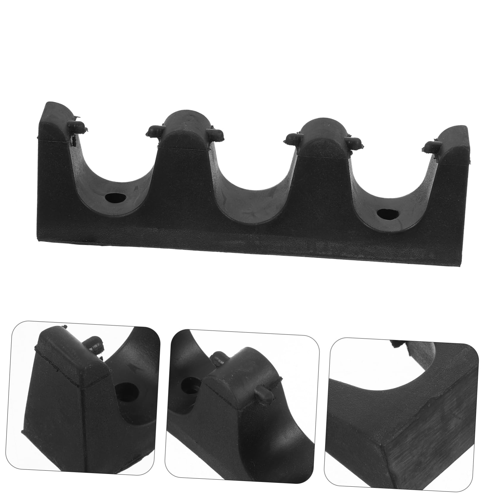 BESPORTBLE Support de Billard Crochet de Piscine pour poteaux Conseils de File d'attente de Pool Support Queue de Billard Etui Queue de Billard Support de Queue décoratif Porte-queues Black