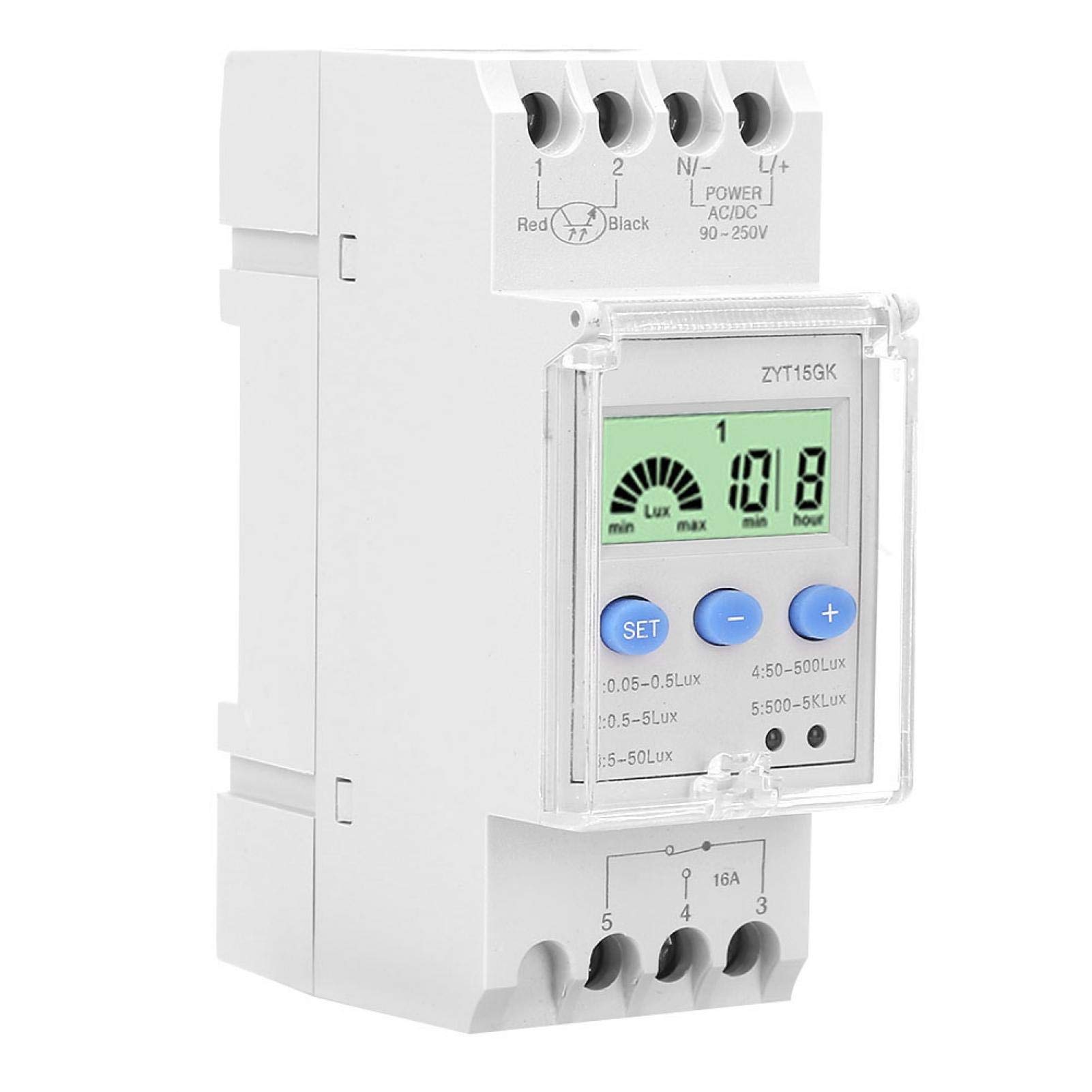 Digital Time Relay, Intelligent Light Control Time Photo Control Switch Light Control Induction, for Rice Cookers Boosters-image-0