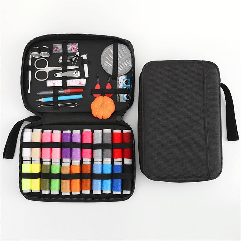 Caja de Costura, Kit de Costura para el hogar, Nueva Caja de Costura, Aguja de Coser a Mano para Estudiantes, Kit de Costura Multifuncional