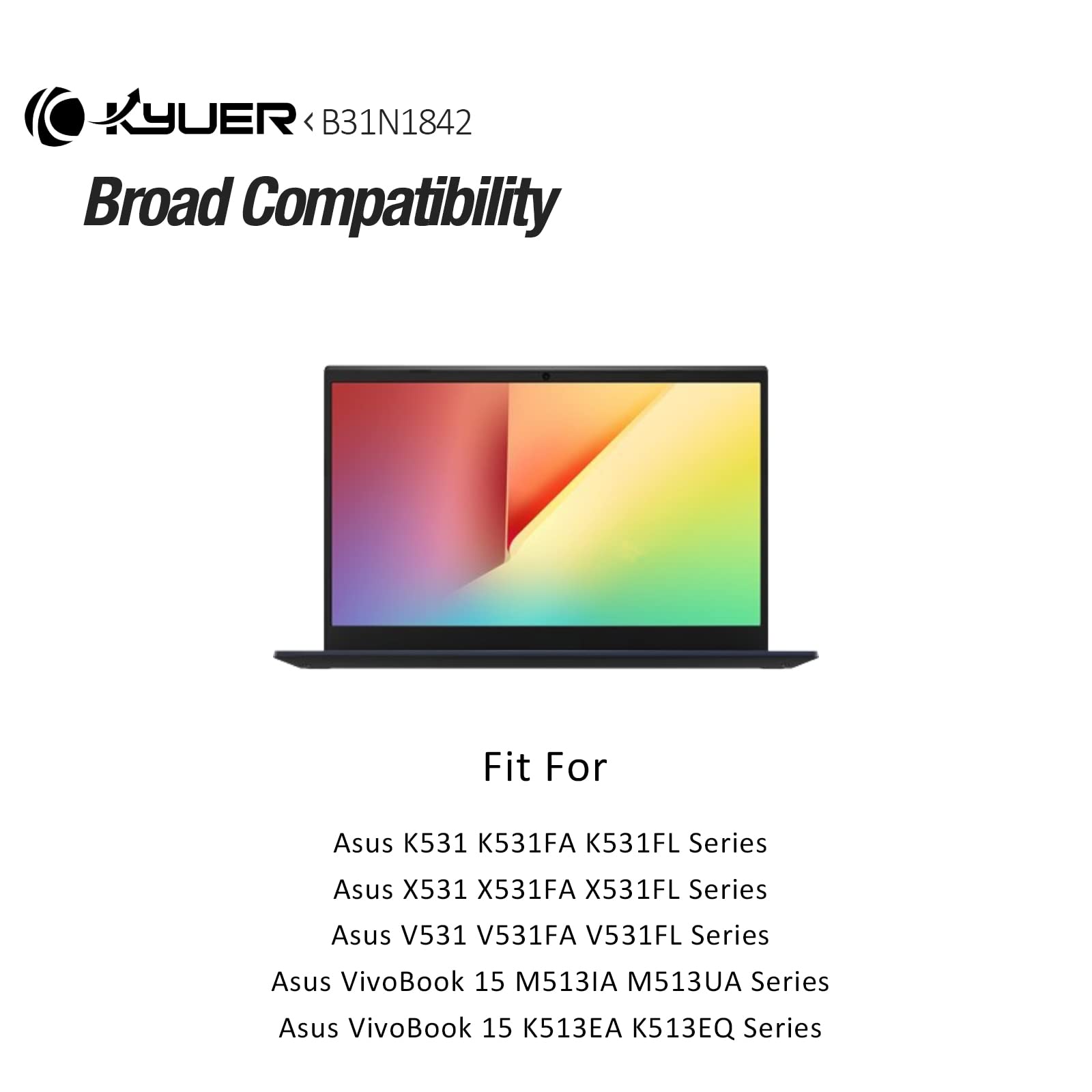 B31N1842 Laptop Bateria do Asus VivoBook S15 S531 X531 K531 15 M513 K513 F513 S513 X513 S531FA S531FL K531FA K531FL X531FA X531FL M513IA M513UA K513EA K513EQ F513EA F513EP S513EA S513EP S513EQ V531FA