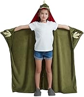 Vista 2 de Manta Usable con Capucha para Niños, Manta con Capucha de Animal, Regalo para Niños