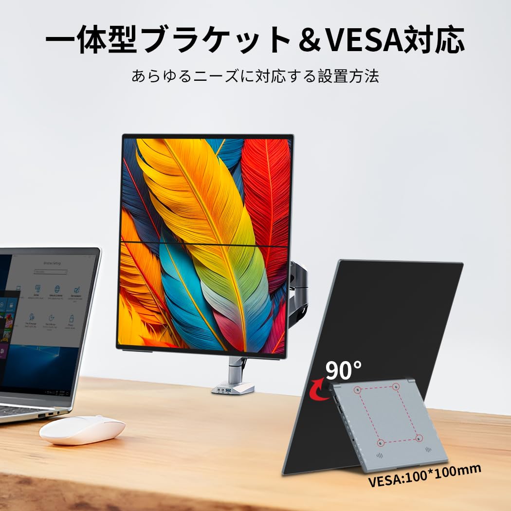 Amazon.co.jp: Cuview デュアル モバイルモニター 有機EL 14インチ 2