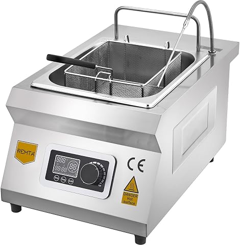 Remta 10 lt Elektrikli İndüksiyon Fritöz - WZ-TZ035