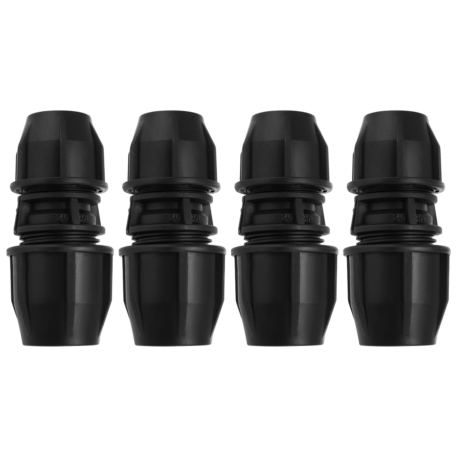 Be In Your Mind Black 4Set Philmac Metric Water Pipe Fitting Tap Connector Mixer Transition Coupling Reducing 20Mm X 25Mm For Kitchen Garden Hose Pipe Joiner Fitting For Taps