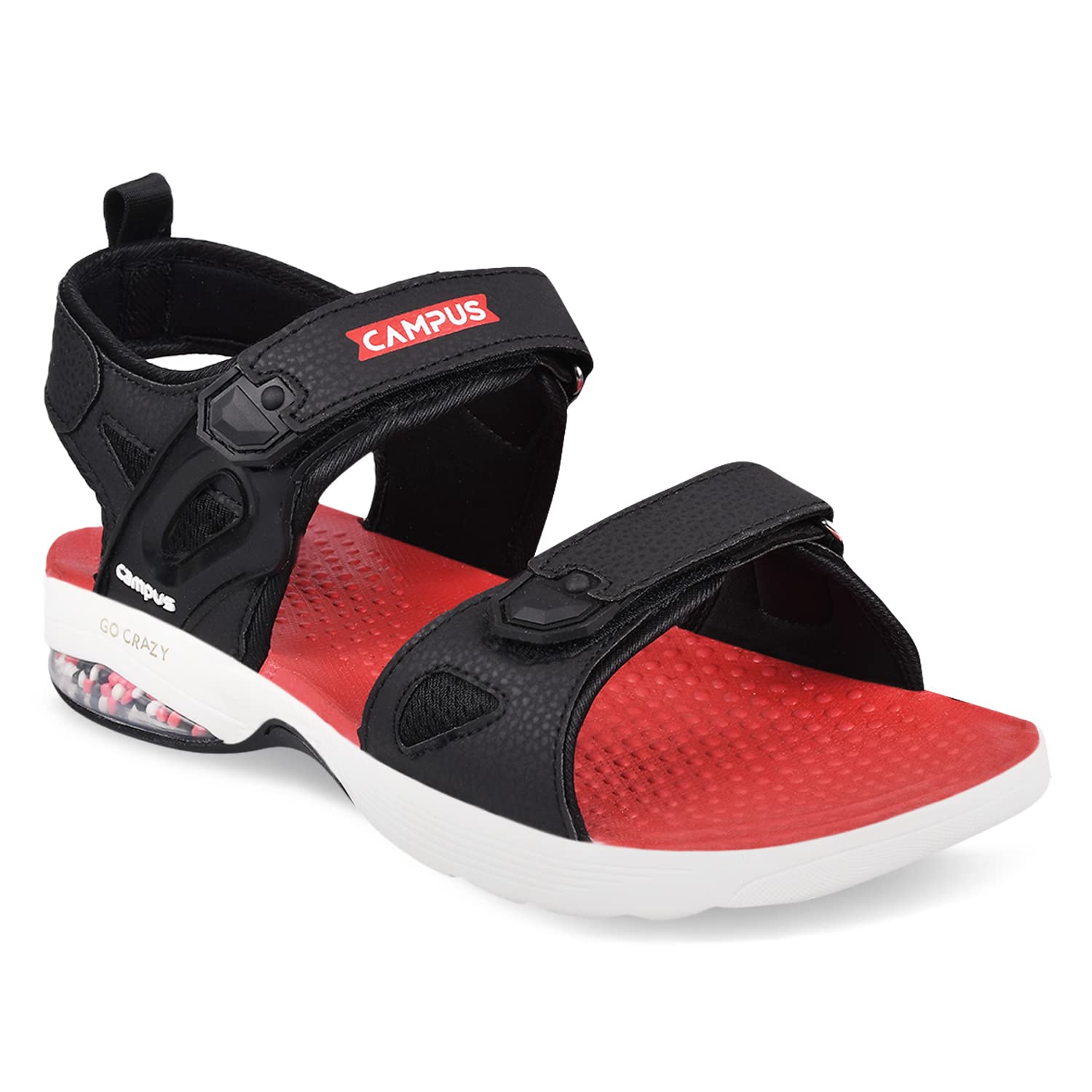 Campus Mens GC-2210 BLK/RED Outdoor Sandals - 8UK/India GC-2210 (B09ZNNTB2C) Amazon Price History, Amazon Price Tracker