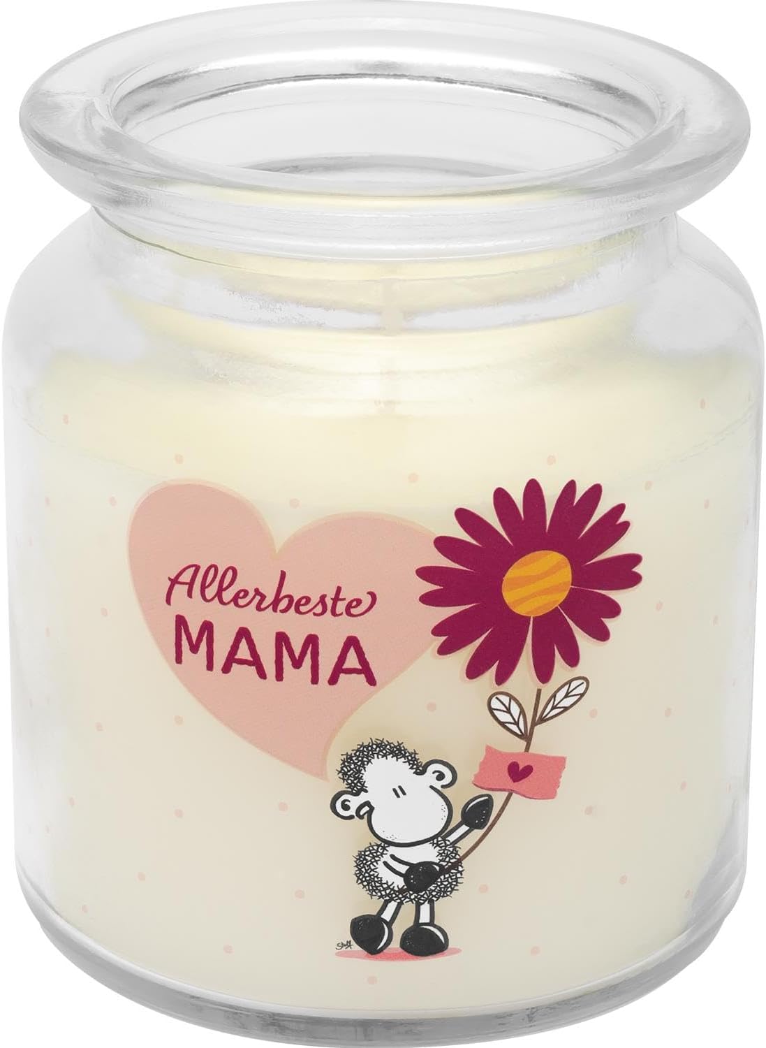 Sheepworld Kerze im Glas Motiv ""Allerbeste Mama""