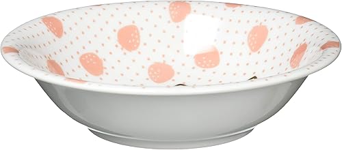 Sanrio Hello Kitty 302534 Strawberry Kitty - Mini plato de curry (6.7 pulgadas de diámetro), color blanco
