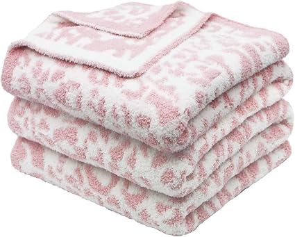 Amazon Mokoya 毛布 ブランケット おしゃれ 両面デザイン 暖かい 膝掛け かわいい もこもこ 厚手 軽い 秋冬用 ピンク 130x160cm ブランケット 毛布 オンライン通販