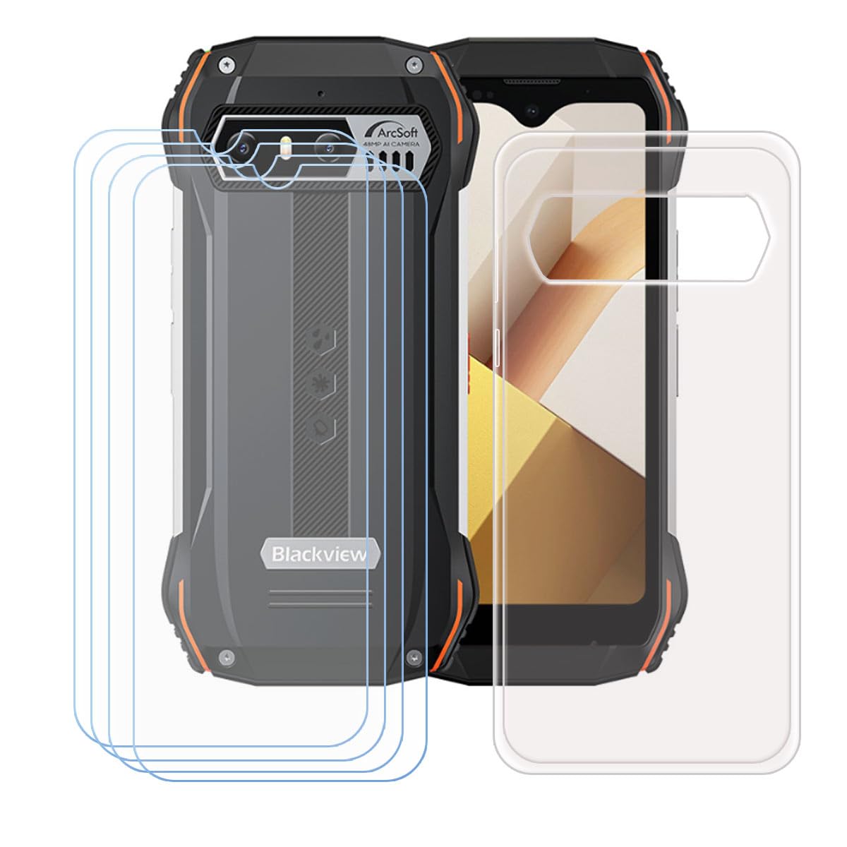 【ケース、フィルム付】blackview n6000 ケース、フィルム付】blackview n6000