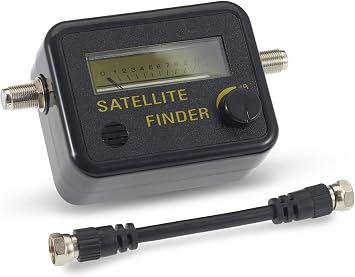 SSL Satellites Zone1 Dish Kit for SKY/Freesat/Astra/Polesat/Hotbird/Full HD, Latest MK4 Dish with Quad LNB, 20M RG6 Black Cable, Signal Finder Satellite TV Finder, Brackets, Bolts, F Connectors