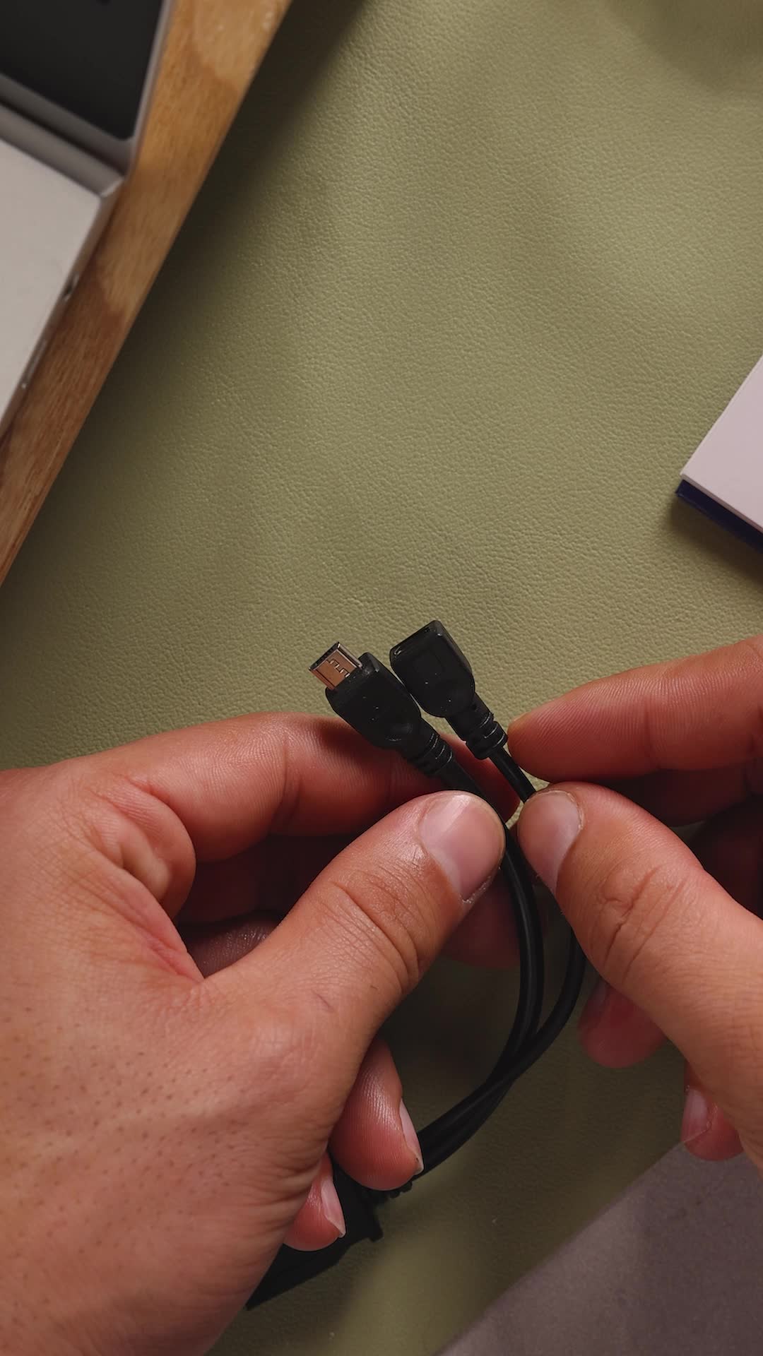 Dynamode Cavo USB OTG - 10 Cm, Femmina USB A Micro USB, Per Tablet E Smartphone Android (Nero) - 4