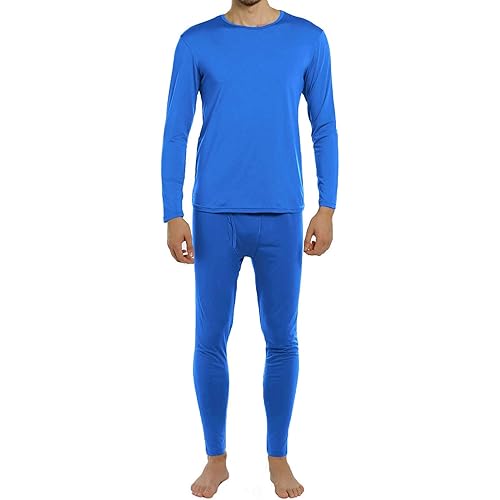 ViCherub Thermal Underwear for Men Fleece Lined Long Johns Thermals Top and Bottom Set Base Layer for Cold Weather